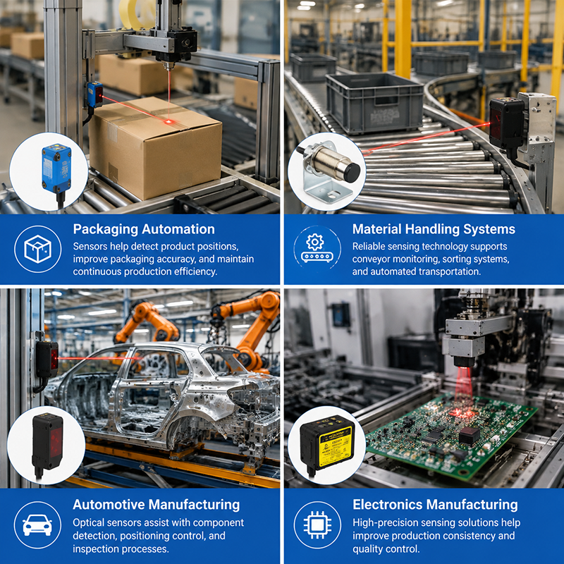 DADISICK optical sensing technologies support a wide range of industrial automation scenarios