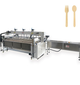 一次性木制餐具制造机|勺叉一次性木质餐具生产线