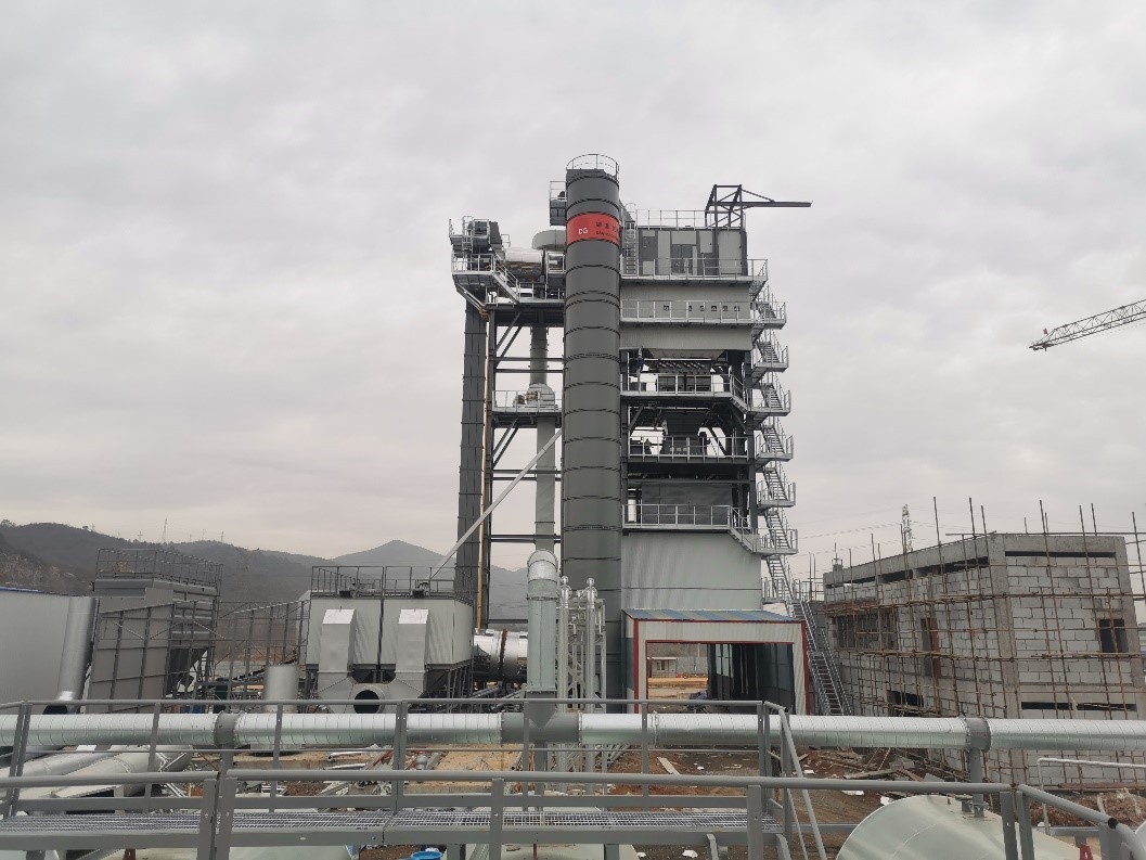 D&G Technology (1301.HK) promueve la aplicación industrial 5G con la primera planta mezcladora de asfalto