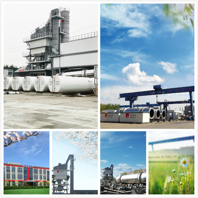 Planta de asfalto de D&G Machinery con alto ahorro de energía