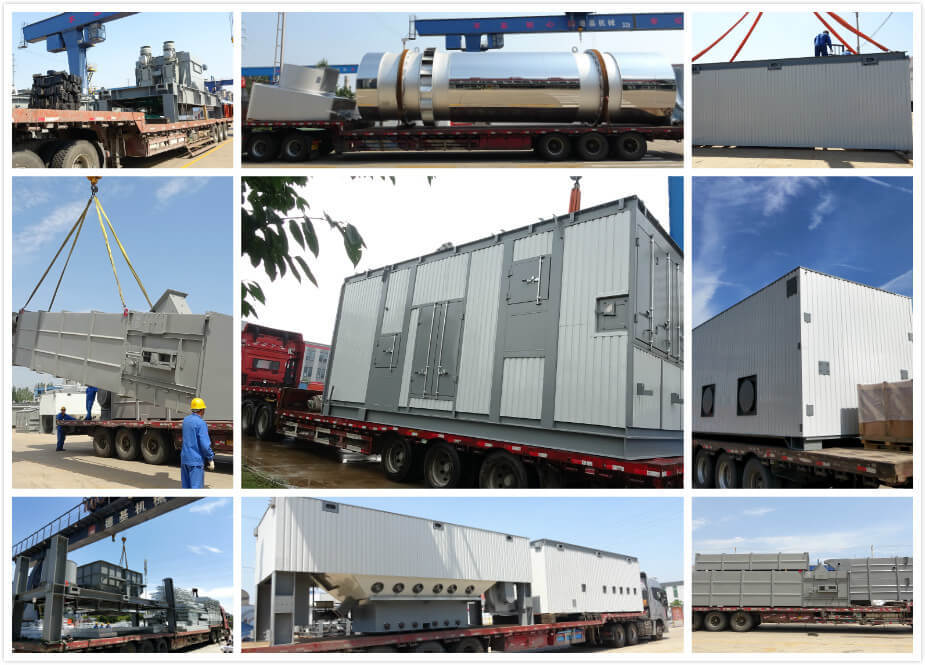 El equipo de mezcla de asfalto “Ssuper Sstar”-DGX4000D cambiable de D&G Machinery se está entregando a Xinyang para su servicio