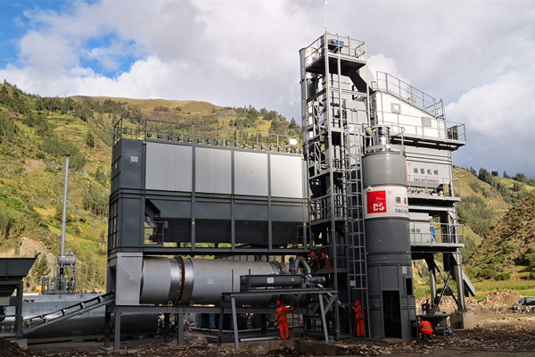 La planta mezcladora de asfalto D&G ha sido puesta en construcción en Perú, América del Sur
