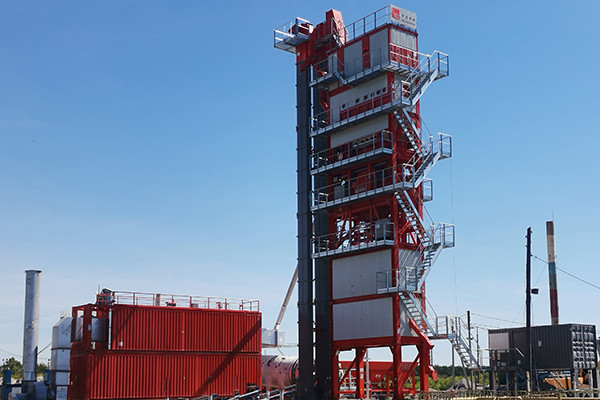 Planta de asfalto D&G en Rusia
