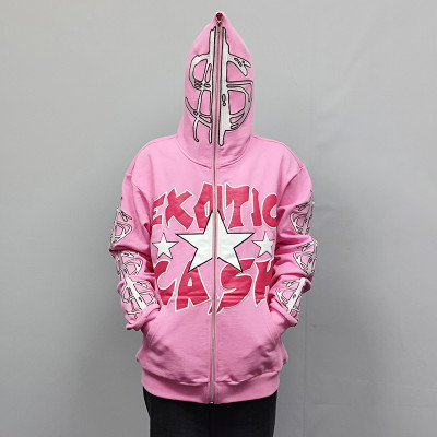 custom mens zip up hoodies with screen printing  | mens hoodie supplier Support OEM and ODM.