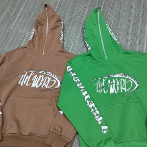 Großhandel benutzerdefinierte Kapuzenpullover mit Reißverschluss für Herren Fabrik | Lieferant von Herren-Kapuzenpullovern mit Reißverschluss. Unterstützen Sie OEM und ODM.