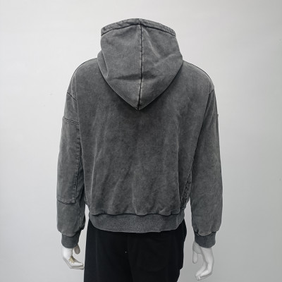 wholesale mens acid wash hoodie supplier | mens hoodie supplier S OEM and ODM.
