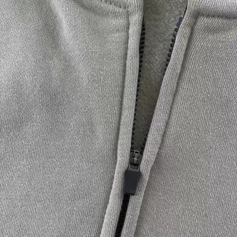 grey men's hoodie