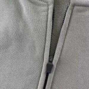 Großhandel benutzerdefinierter schwarzer Kapuzenpullover mit Reißverschluss für Herren, grauer Herren-Hoodie-Anbieter | Hersteller von Herrenbekleidung
