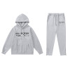 wholesale custom men sweatsuit with chenille embroidery factory  | mens clothing manufacturers
