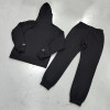 custom mens tracksuit with 3D embroidery supplier  | wholesale clothing manufacturers in  china