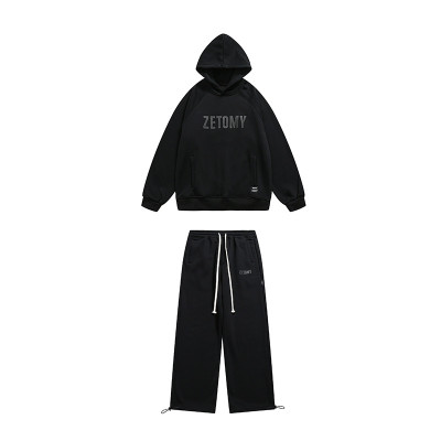 wholesale custom mens tracksuit with silicone printing vendor in China | mens clothing wholesale