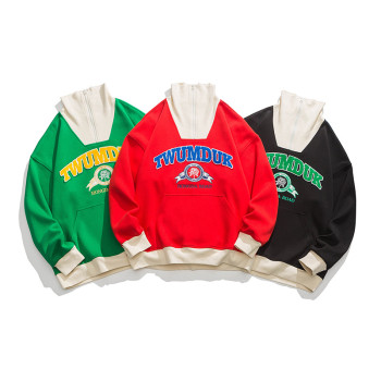 custom mens crewneck sweatshirt with chenille embroidery vendor | wholesale custom tracksuits