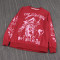 custom orange sweatshirt mens with screen printing supplier | china wholesale clothing suppliers
