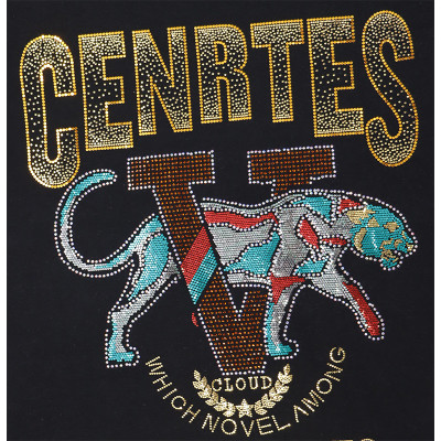 custom mens crewneck sweatshirt with rhinestone supplier | china clothing wholesale suppliers