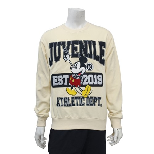 wholesale custom v neck sweatshirt mens with 3D embroidery supplier | men's clothing manufacturers