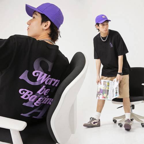 custom white tank top mens with puff printing supplier | wholesale clothing manufacturers in china