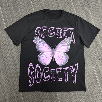 custom mens long sleeve t shirts with heat transfer printing | hip hop clothing manufacturers