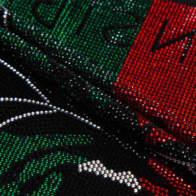 wholesale custom mens graphic tank top with rhinestone supplier | clothing factory in china