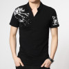 Großhandel für individuelle Slim-Fit-T-Shirts für Herren mit Beflockung | Kleiderfabrik in China