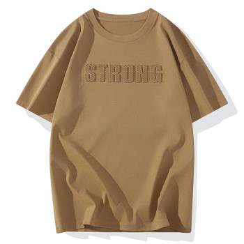 oversized mens t shirt with embossing supplier | mens tank tops supplier Support OEM and ODM