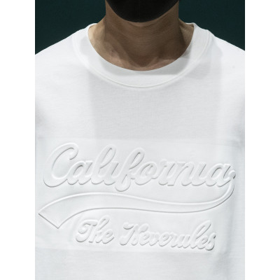 wholesale light blue t shirt mens with embossing factory | t shirt manufacturers