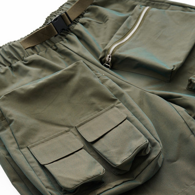 mens black cargo shorts with multi-pocket supplier | mens shorts supplier Support OEM and ODM
