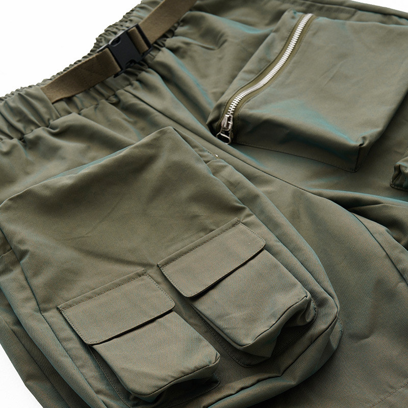 mens black cargo shorts