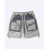 vente en gros de shorts gris pour hommes personnalisés avec un vendeur multi-poches | fabricants de vêtements hip hop