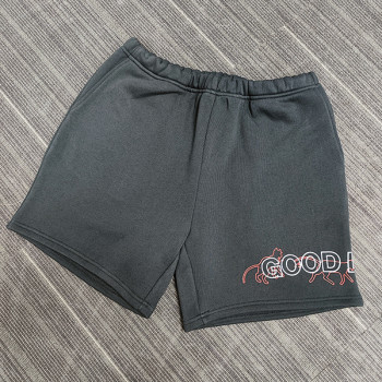 wholesale custom mens graphic shorts with screen printing vendor | hip hop clothing manufacturers