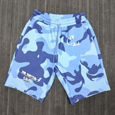 wholesale custom striped shorts mens with digital printing  | clothes factory in china