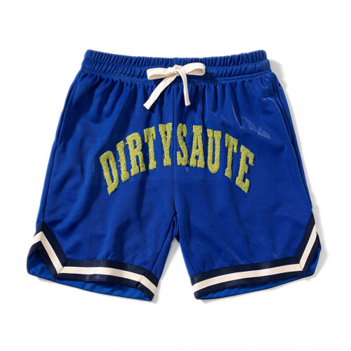 Großhandel Nylon-Shorts für Herren mit Chenille-Stickerei | kurze Hosen für Männer