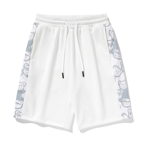 shorts pour hommes baggy personnalisés avec fournisseur d'impression en filigrane | fabricants de pantalons courts pour hommes
