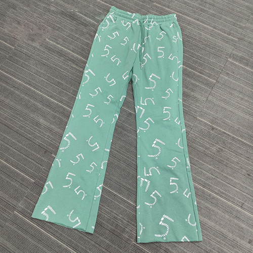 wholesale custom mens flared pants with screen printing vendor  | hip hop clothing manufacturers