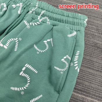 wholesale custom mens flared pants with screen printing vendor  | hip hop clothing manufacturers