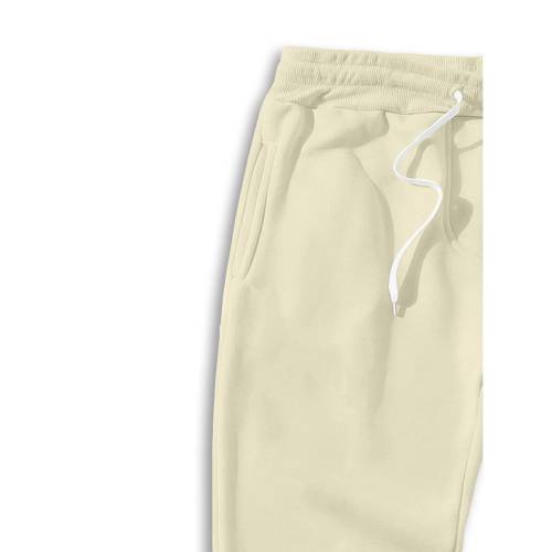 Großhandel maßgeschneiderte Off-White-Hosen für Herren mit Wärmeübertragungsdruck | Hersteller von Herrenbekleidung