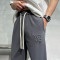 custom stacked pants men with embossing factory price | china wholesale clothing suppliers