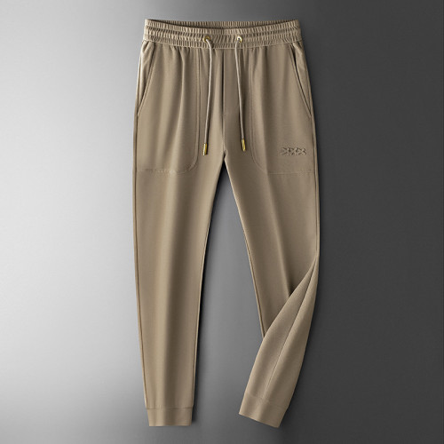 pantalons extensibles pour hommes personnalisés en gros avec fournisseur de gaufrage | fabricants de vêtements pour startups
