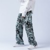 wholesale custom mens baggy pants with tie-dye manufacturer | mens sweatpants supplier