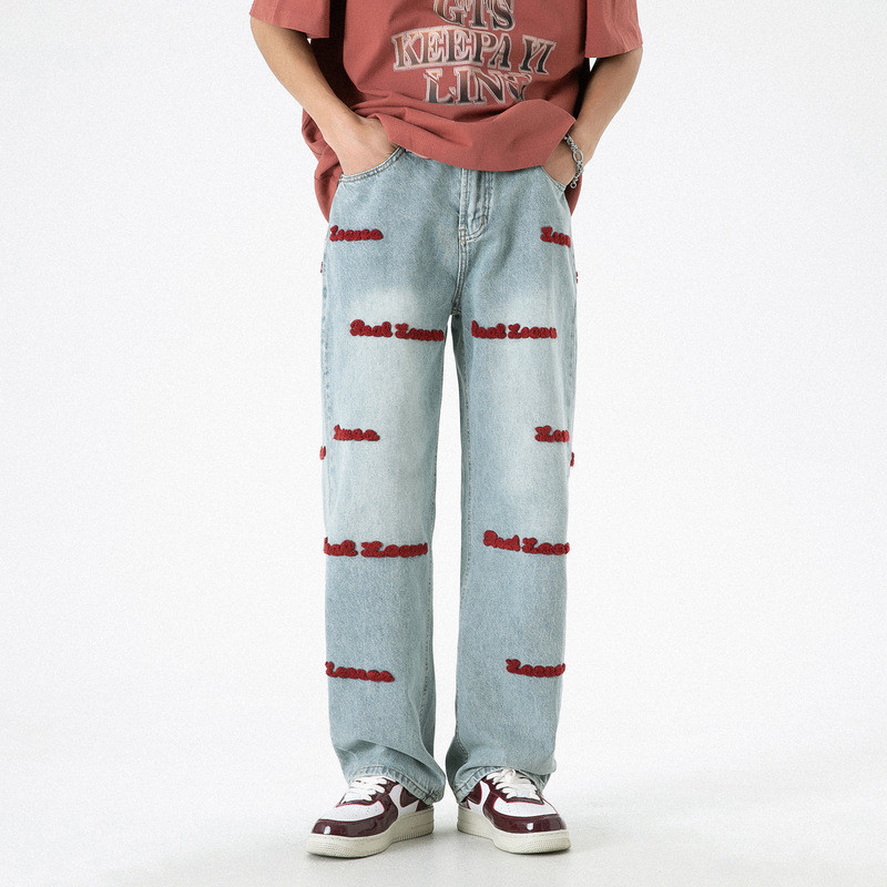  mens stacked jeans
