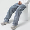 wholesale custom patchwork jeans mens manufacturer | mens jeans supplier Support OEM and ODM