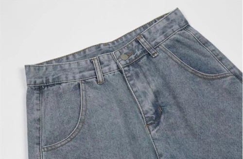 vente en gros patchwork personnalisé jeans mens fabricant | Fournisseur de jeans pour hommes Support OEM et ODM