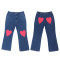 custom flared jeans mens with patch embroidery supplier | mens jeans supplier Support OEM and ODM
