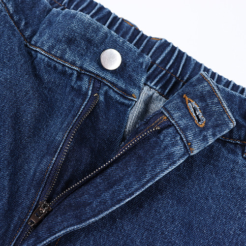 jeans évasés personnalisés pour hommes avec fournisseur de broderie patch | Fournisseur de jeans pour hommes Support OEM et ODM