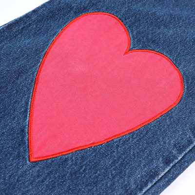 custom flared jeans mens with patch embroidery supplier | mens jeans supplier Support OEM and ODM