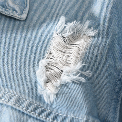 maßgeschneiderte Fransen-Jeansjacke für Herrenfabrik | Lieferant von Herren-Jeansjacken. Unterstützt OEM und ODM