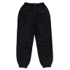 custom velour tracksuit for men with rhinestone factory | private label tracksuit