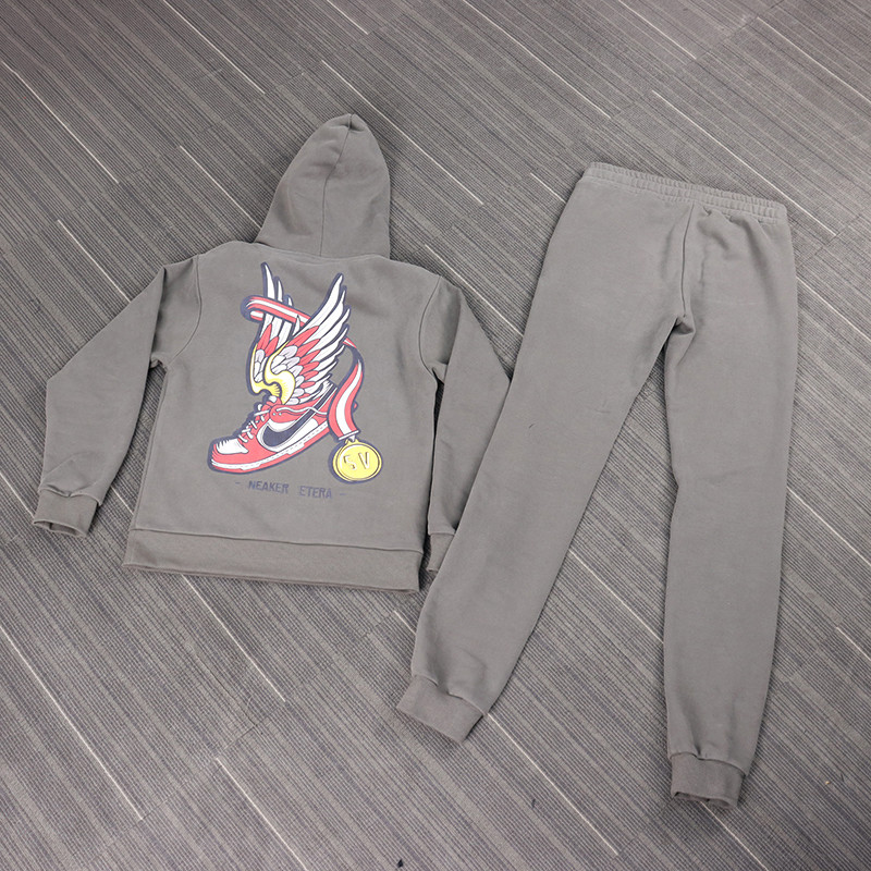 custom grey sweatsuit mens