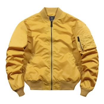 wholesale mens orange bomber jacket in stock vendor | vintage bomber jackets supplier