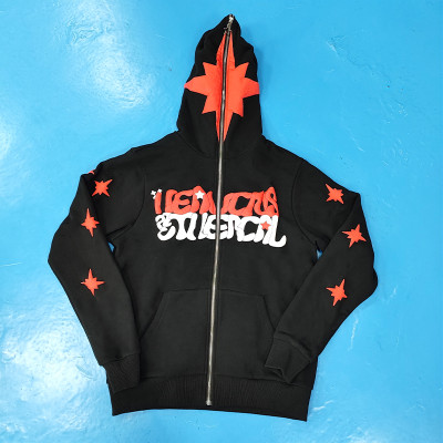 custom mens pink hoodie with puff printing vendor | mens pink hoodie supplier Support OEM and ODM.