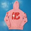 custom mens pink hoodie with puff printing vendor | mens pink hoodie supplier Support OEM and ODM.